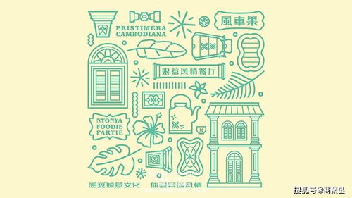 商聚星平面設計 娘惹風情，絢麗綻放——融合傳統與現代的廣告設計美學